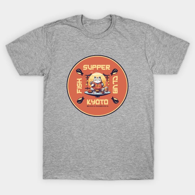 Fish Supper Club Kyoto T-Shirt by GroatsworthTees